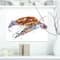 Designart - Brown Sea Turtle Watercolor - Contemporary Animal Art Canvas